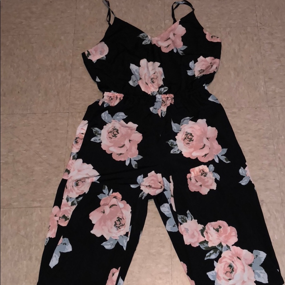 F21 Floral Romper